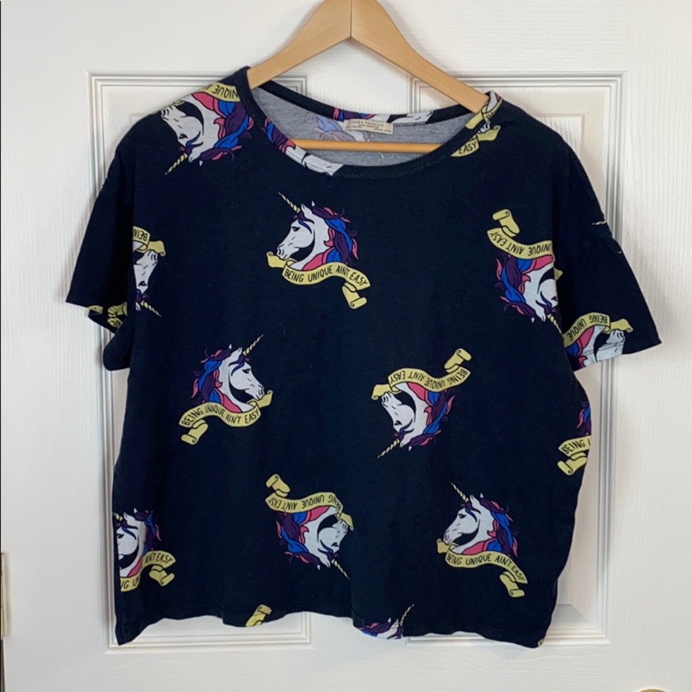 Zara Trafaluc Unicorn Tee🦄🦄